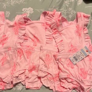 Cat & Jack Pink Ruffle Romper